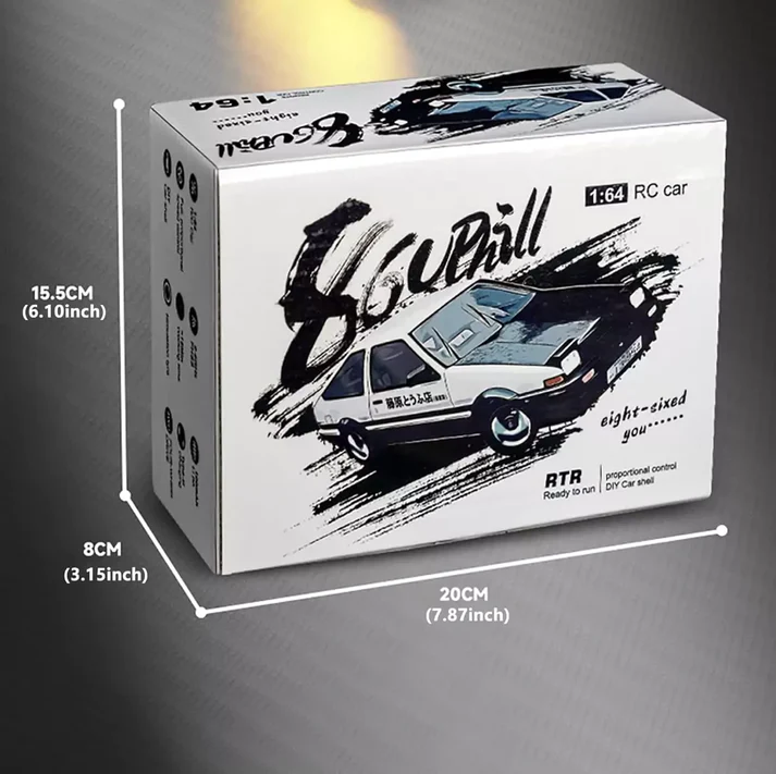 mini ae86 drift rc car 1 64 scale remote controlled drift car 7
