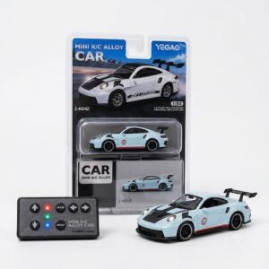 yegao bmw m4 gt3 (g82) white scale 1:64 mini 2.4 ghz remote control alloy full proportion four wheel drive drift car