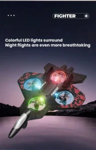 sams toy remote control drone jet airplane colorful led lights