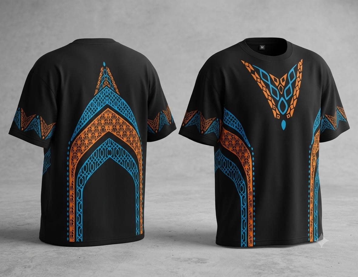 cyber aztec graphic print heavyweight oversized tee | drop shoulder streetwear cyber aztec graphic print heavyweight oversized tee | drop shoulder streetwear